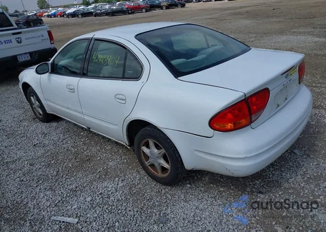 1999 Oldsmobile Alero Gl from USA, damaged, VIN 1G3NL52E0XC332662